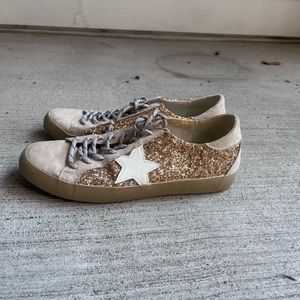 ShuShop Gold Star Sneakers